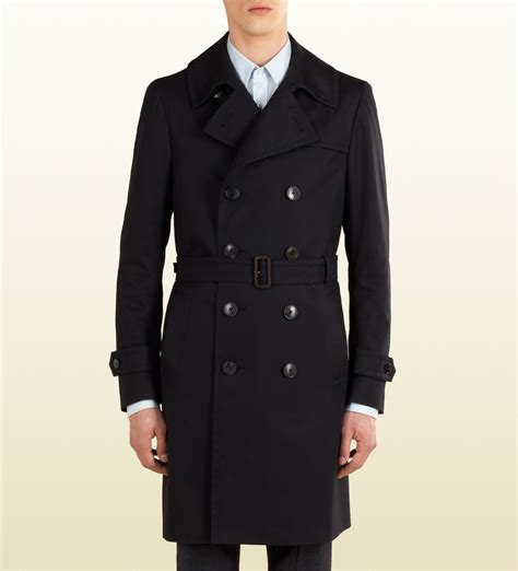 gucci trench coat mens|men's gucci overcoat.